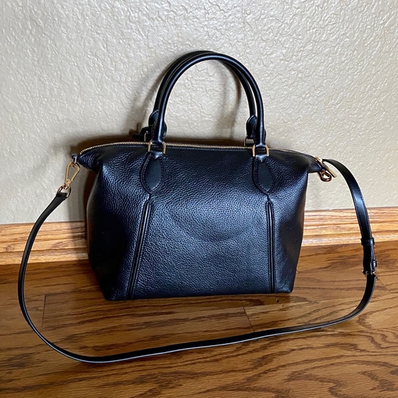 NWT Michael Kors large pebbled leather satchel bag & crossbody shoulder strap - Picture 3 of 6